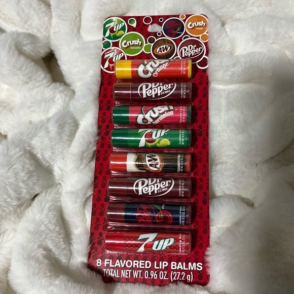 Taste Beauty Other - 7-Up Dr Pepper Flavored Lip Balm Set